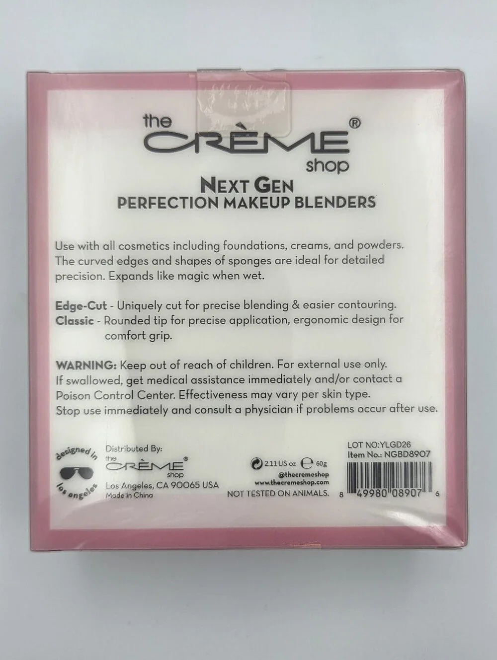 The Crème Shop Next Gen Perfection Blender Duo - Strawberry & Lemon NIB